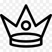 皇冠圆形宝石在前面图标-空若网 皇冠圆形宝石在前面图标-空若网