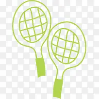 线条网球拍-空若网 线条网球拍-空若网