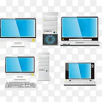 电脑显示器主机PNG矢量元素-空若网 电脑显示器主机PNG矢量元素-空若网
