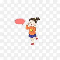 手绘儿童说话图案-空若网 手绘儿童说话图案-空若网