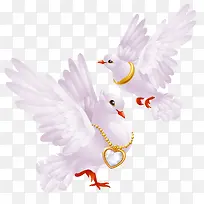 动物插画森林 飞翔的小鸽子-空若网 动物插画森林 飞翔的小鸽子-空若网