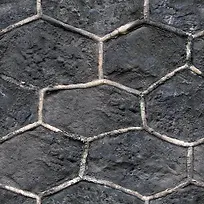 六边形岸石壁背景-空若网 六边形岸石壁背景-空若网