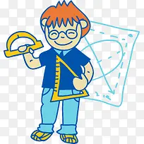 学数学的小学霸男孩-空若网 学数学的小学霸男孩-空若网