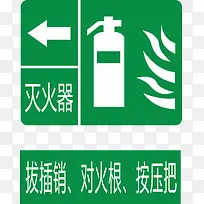灭火器火警标志设计-空若网 灭火器火警标志设计-空若网