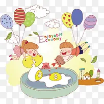 卡通矢量插图-空若网 卡通矢量插图-空若网