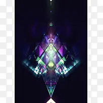 多彩的不规则三角形图像-空若网 多彩的不规则三角形图像-空若网