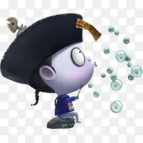 手绘可爱卡通小僵尸-空若网 手绘可爱卡通小僵尸-空若网