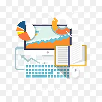 矢量扁平化数据图表-空若网 矢量扁平化数据图表-空若网