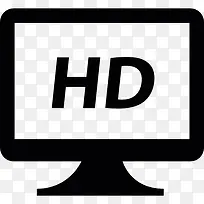 高清晰度电视图标-空若网 高清晰度电视图标-空若网