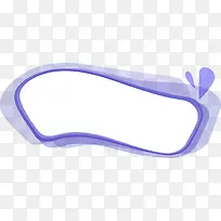 紫色立体边框PNG矢量元素-空若网 紫色立体边框PNG矢量元素-空若网