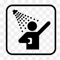 淋浴标志-空若网 淋浴标志-空若网