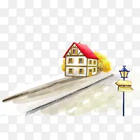 房子和马路-空若网 房子和马路-空若网