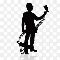 工人剪影-空若网 工人剪影-空若网