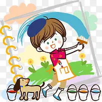 可爱小画家-空若网 可爱小画家-空若网