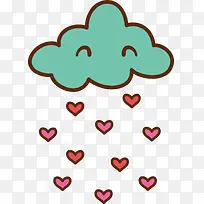 浪漫粉红色的爱心雨-空若网 浪漫粉红色的爱心雨-空若网