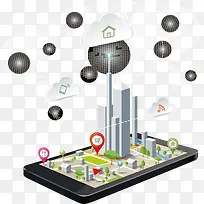 矢量快速导航素材-空若网 矢量快速导航素材-空若网