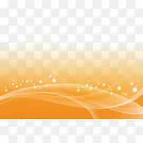 橙黄色波浪效果星点-空若网 橙黄色波浪效果星点-空若网