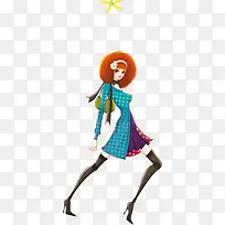 手绘妙女郎-空若网 手绘妙女郎-空若网