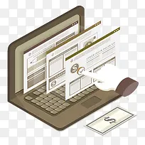 电脑点击手势-空若网 电脑点击手势-空若网