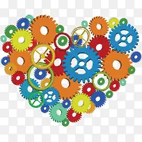 机械桃心png免费素材矢量-空若网 机械桃心png免费素材矢量-空若网