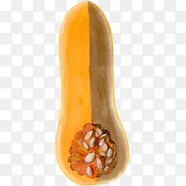 卡通手绘水果装饰海报设计木瓜-空若网 卡通手绘水果装饰海报设计木瓜-空若网