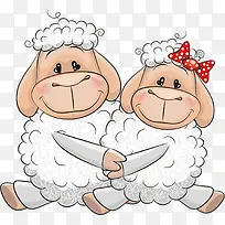 卡通情侣动物-空若网 卡通情侣动物-空若网