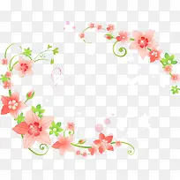 红色鲜花边框-空若网 红色鲜花边框-空若网
