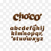 数字字母 咖啡豆 字体-空若网 数字字母 咖啡豆 字体-空若网