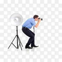 摄影的人打光灯-空若网 摄影的人打光灯-空若网
