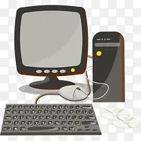 矢量台式电脑-空若网 矢量台式电脑-空若网