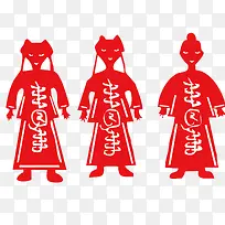 小纸人免抠-空若网 小纸人免抠-空若网