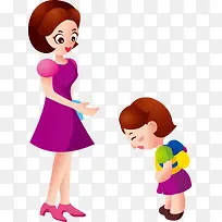 卡通学生问好老师矢量图-空若网 卡通学生问好老师矢量图-空若网