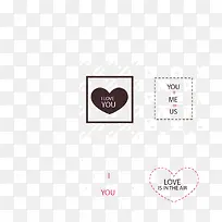 简约爱情卡片-空若网 简约爱情卡片-空若网