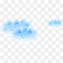 矢量水彩云朵-空若网 矢量水彩云朵-空若网