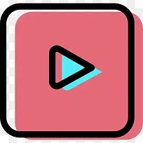 播放按钮图标-空若网 播放按钮图标-空若网