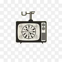 电视机插画-空若网 电视机插画-空若网