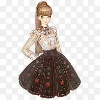 手绘Lolita少女-空若网 手绘Lolita少女-空若网