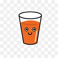 卡通可爱橙汁-空若网 卡通可爱橙汁-空若网
