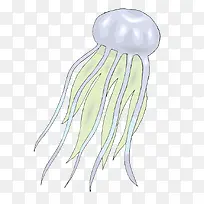 矢量深海水母素材-空若网 矢量深海水母素材-空若网