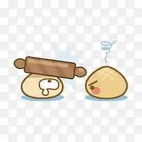 矢量挨打的面包-空若网 矢量挨打的面包-空若网