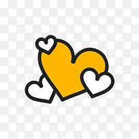 可爱爱心图标-空若网 可爱爱心图标-空若网
