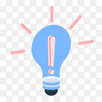 蓝色扁平化灵感发光元素-空若网 蓝色扁平化灵感发光元素-空若网