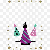 条纹生日帽海报-空若网 条纹生日帽海报-空若网