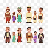 扁平化各国人物-空若网 扁平化各国人物-空若网