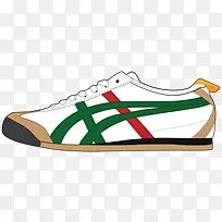 卡通手绘男式阿甘鞋-空若网 卡通手绘男式阿甘鞋-空若网