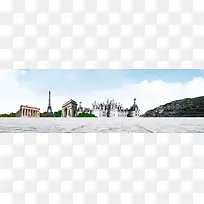 旅行背景海报-空若网 旅行背景海报-空若网