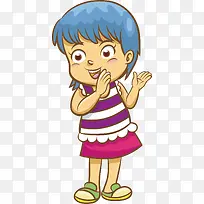 ���Ƶ�СŮ��ʸ��ͼ-������