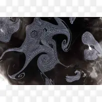 液体凝固花纹背景-空若网 液体凝固花纹背景-空若网