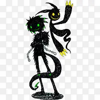 魔鬼和人物插画素材-空若网 魔鬼和人物插画素材-空若网