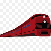 红色列车火车-空若网 红色列车火车-空若网